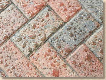 water beading on sealed paving water beading on sealed paving