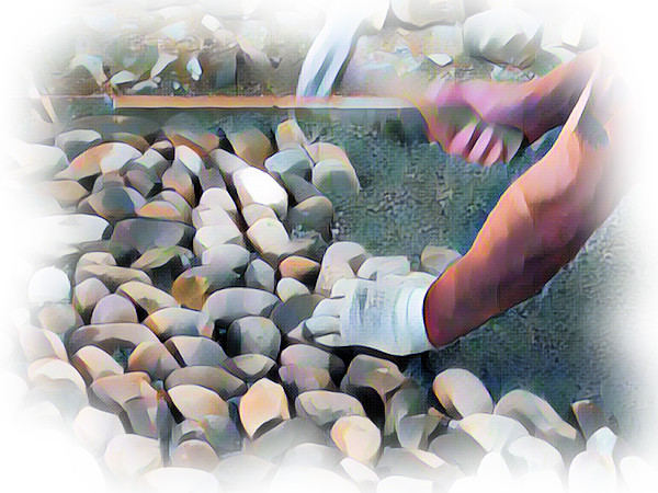 Laying a Cobble Pavement Logo