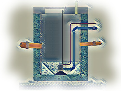 Wet wells, sumps and pumps Logo