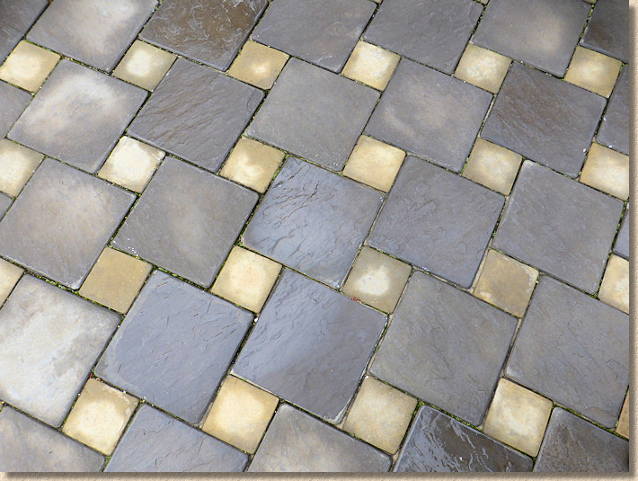 Dutch Pattern wet case paving Dutch Pattern wet case paving
