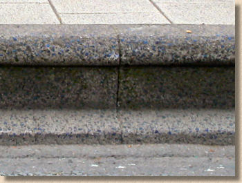 glass decorative containment kerb