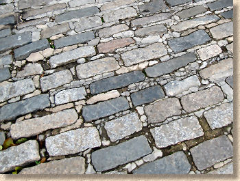 failing sett pavement in hitchin