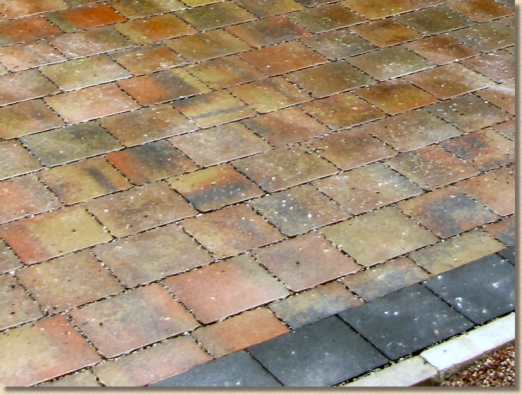 completed permeable pavement