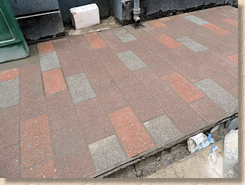 freshly jointed paving freshly jointed paving