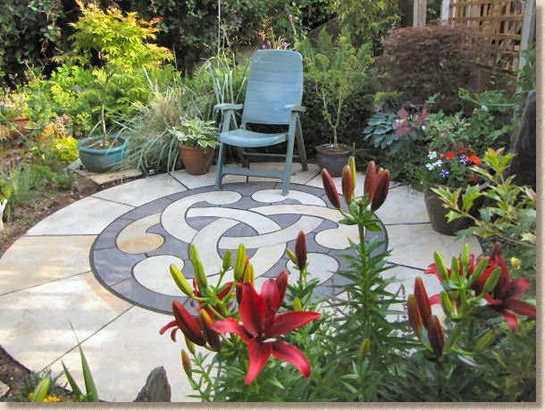 sandstone and limestone paving