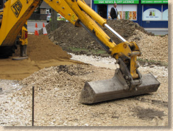 levelling the sub-base