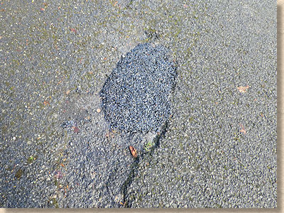 patched pothole patched pothole