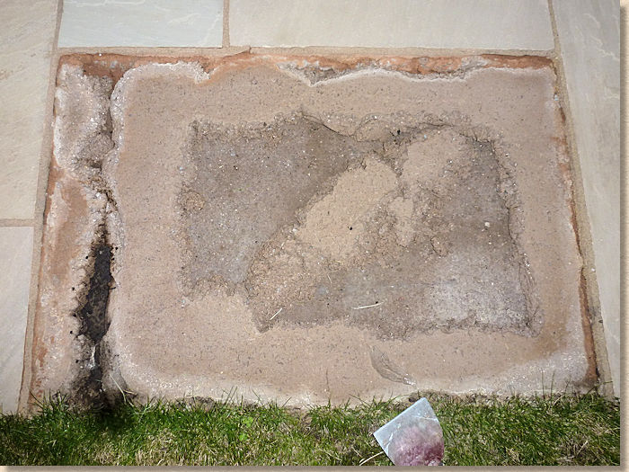 ring bedding benath flagstones ring bedding benath flagstones