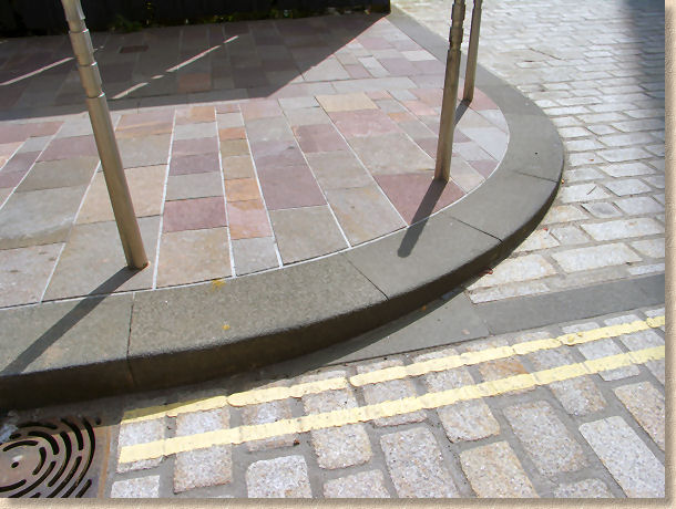 run out corner in porphyry