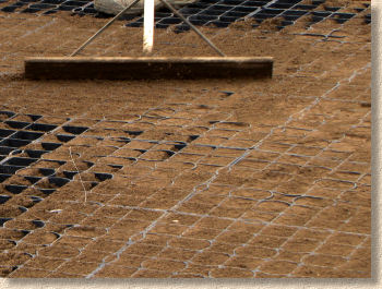 filling the pavers