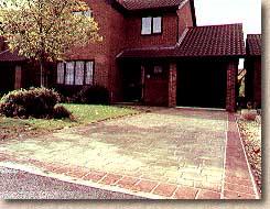 finished driveway