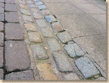 channel formed from setts channel formed from setts