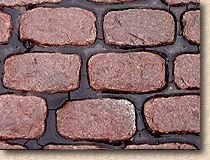 red granite setts