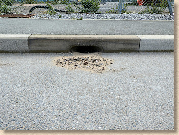 weir kerb weir kerb